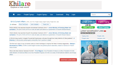 Desktop Screenshot of khilare.com